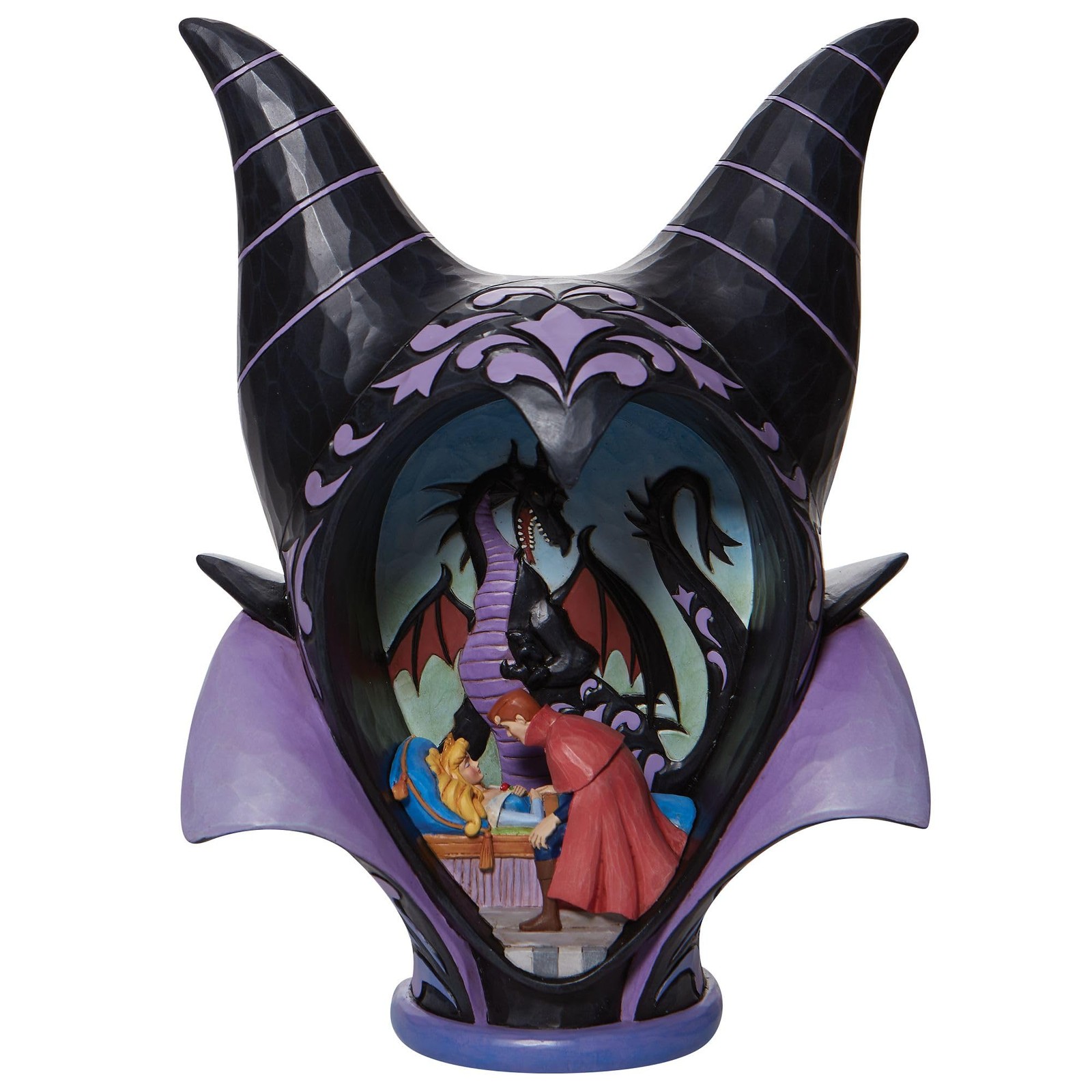 Enesco Disney Traditions Maleficent Headdress Scene Figurine Enesco Disney Traditions Maleficent Headdress Scene Figurine