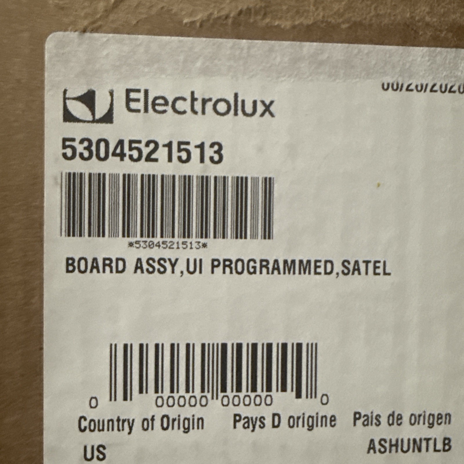 LARTECH PARTS OEM 5304521513 OEM Frigidaire Dryer User Interface Board