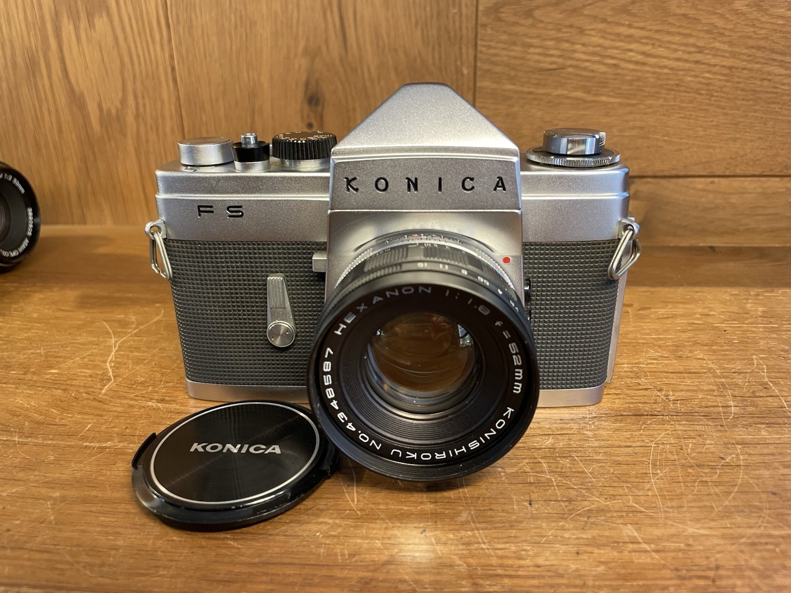*Rare : Almost Mint* Konica FS Film Camera Hexanon 52mm F/1.8 Standard Lens /JPN