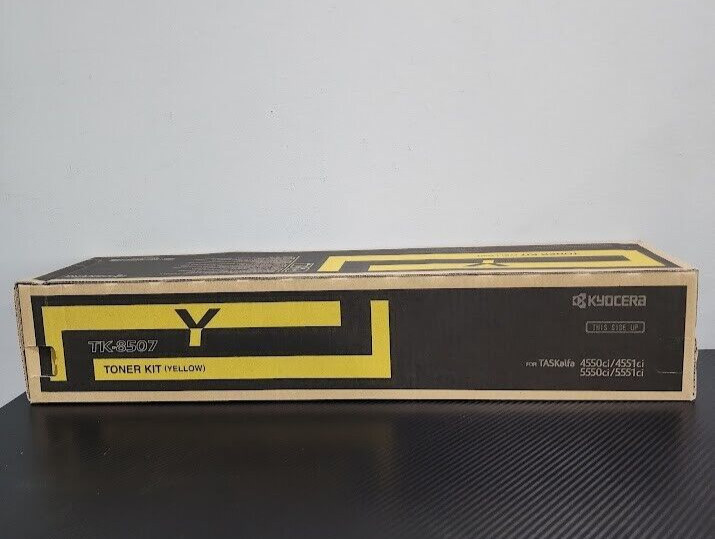 Kyocera TK-8507Y TK8507Y Yellow Toner Cartridge Kyocera TK-8507Y TK8507Y Yellow Toner Cartridge