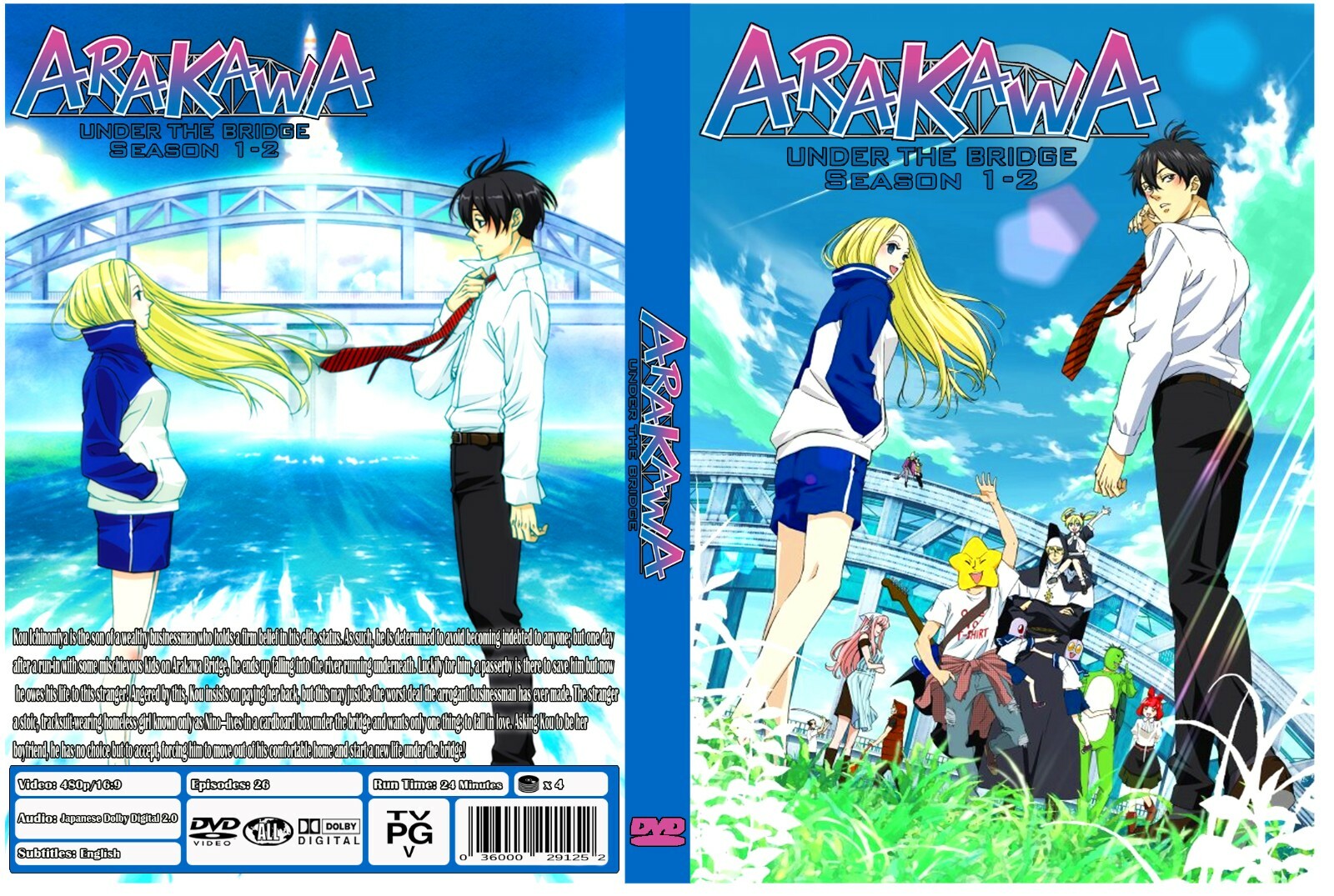 Arakawa Under The Bridge Season 1-2