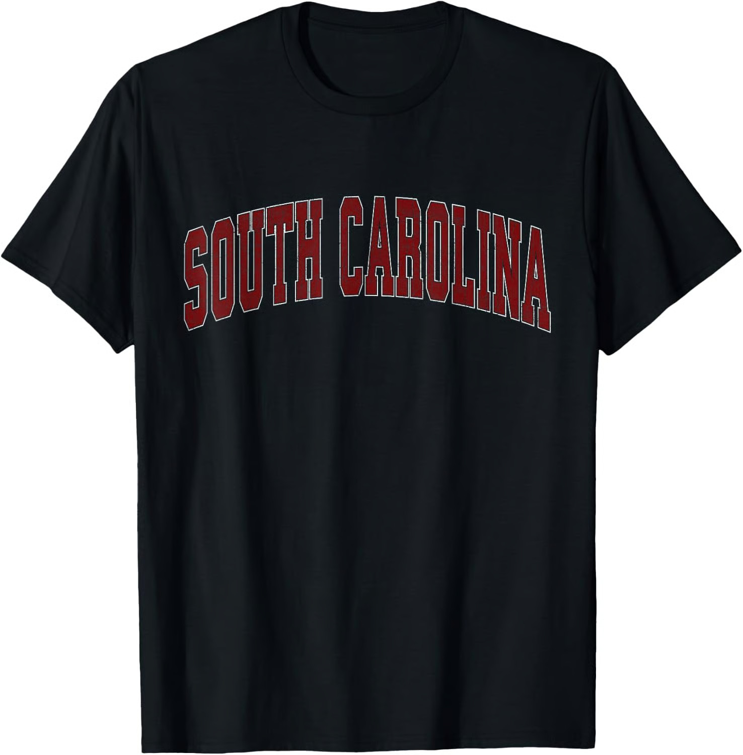 South Carolina SC Retro Vintage Sports Design Red Design T-Shirt