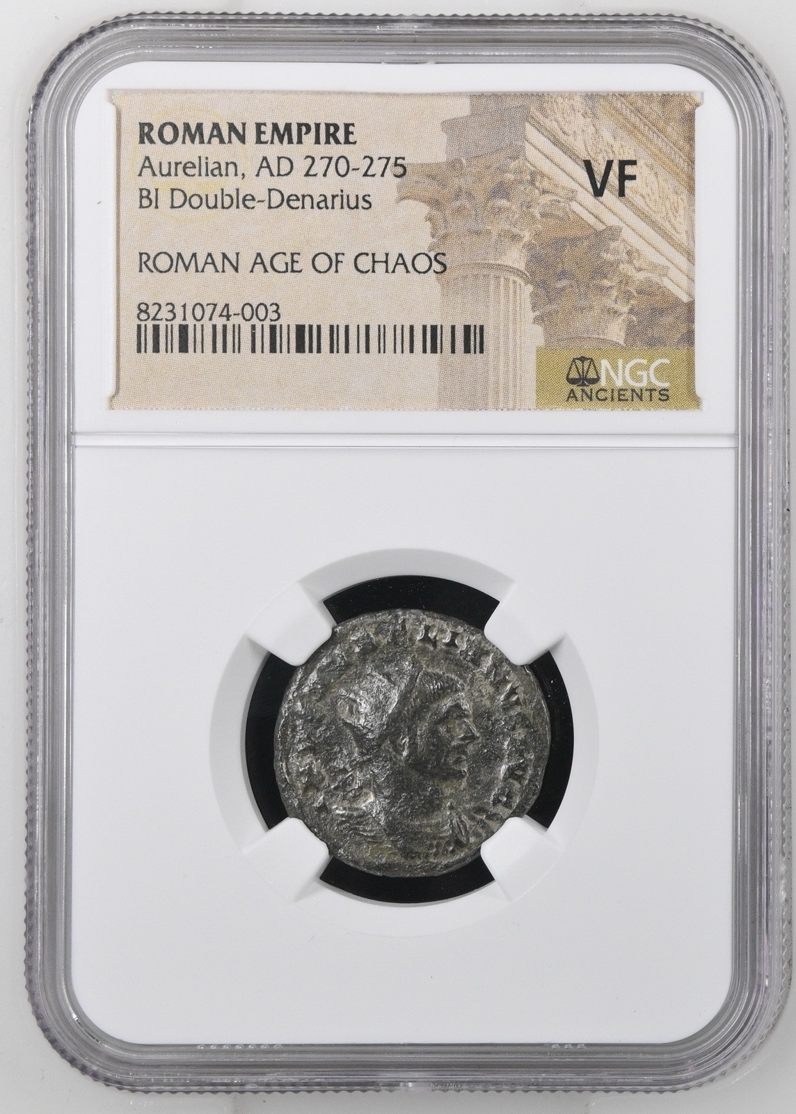 NGC VF Aurelian AD270 -275 Aurelianianus / Antoninianus NGC Ancients Certified