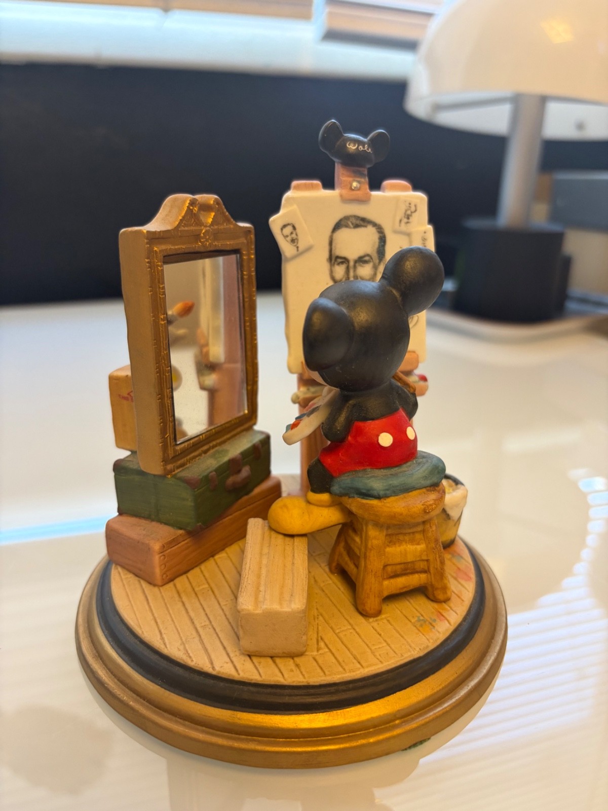 Charles Boyer Edition Disney Mickey Mouse Self Portrait Porcelain Figurine