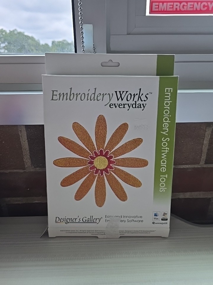 Embroidery Works Everyday AirStitch Edition Designers Gallery Software BRAND NEW