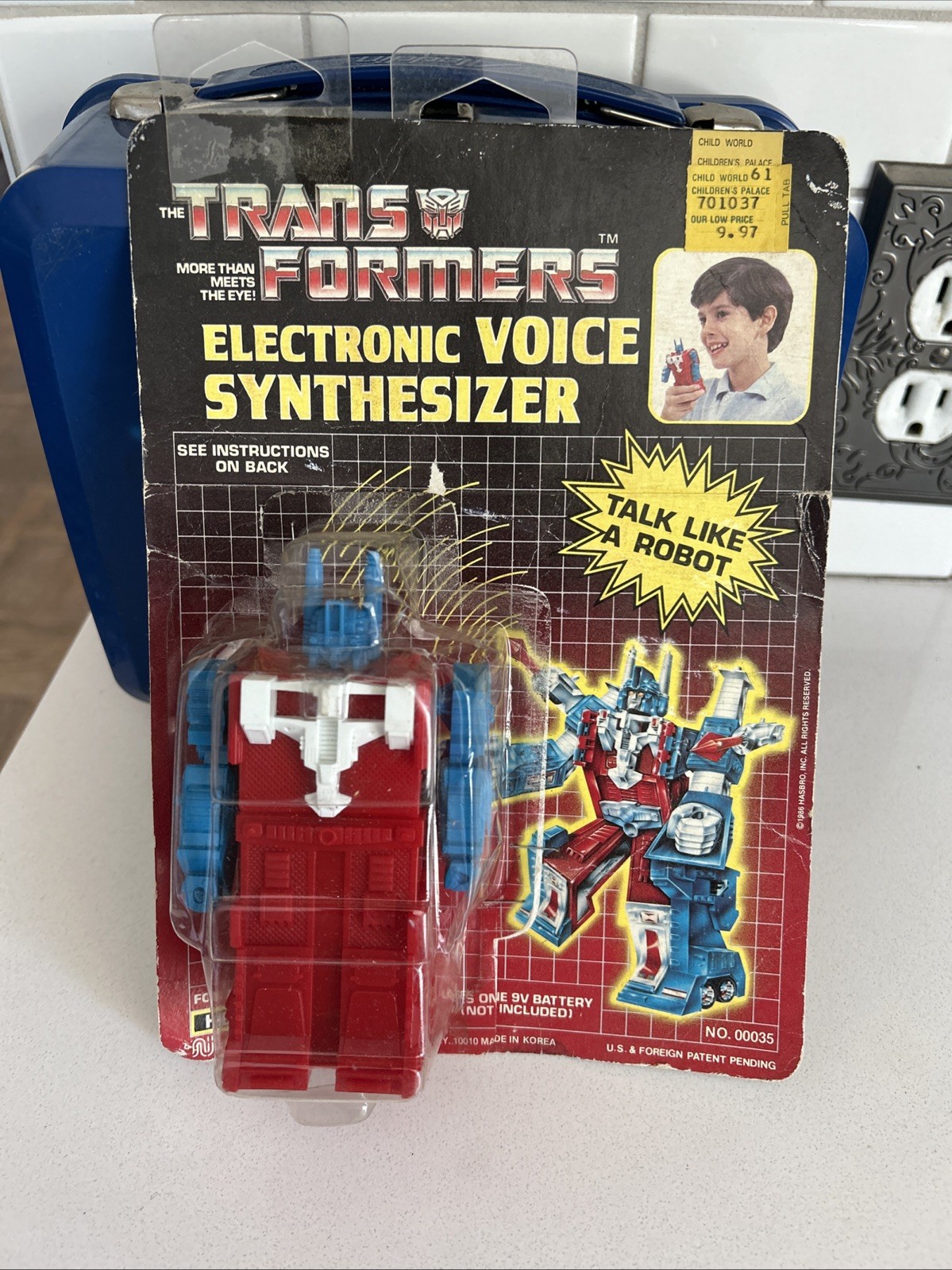 Vintage 1986 Transformers Electronic Voice Synthesizer Toy New *Card Damage Vintage 1986 Transformers Electronic Voice Synthesizer Toy New *Card Damage