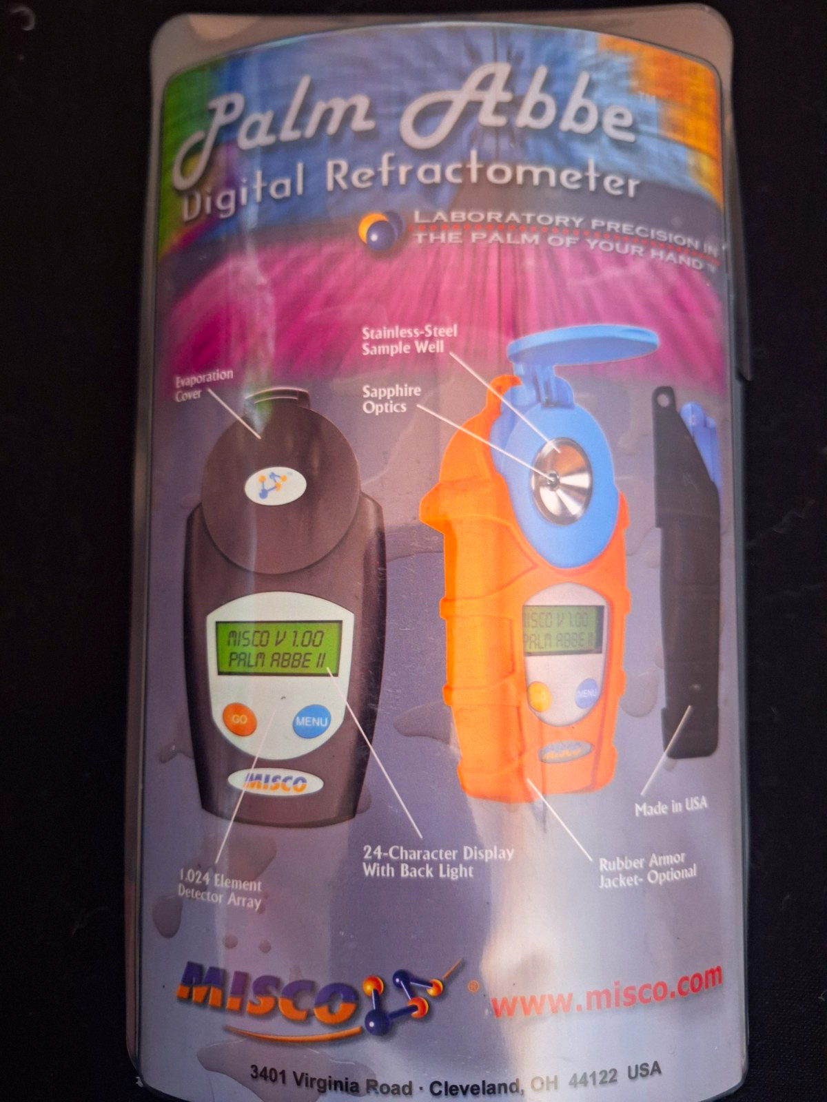 MISCO PA202X Refractometer 003-060 DIEGME FSII Brix ASTM D5006 Aviation Fuel