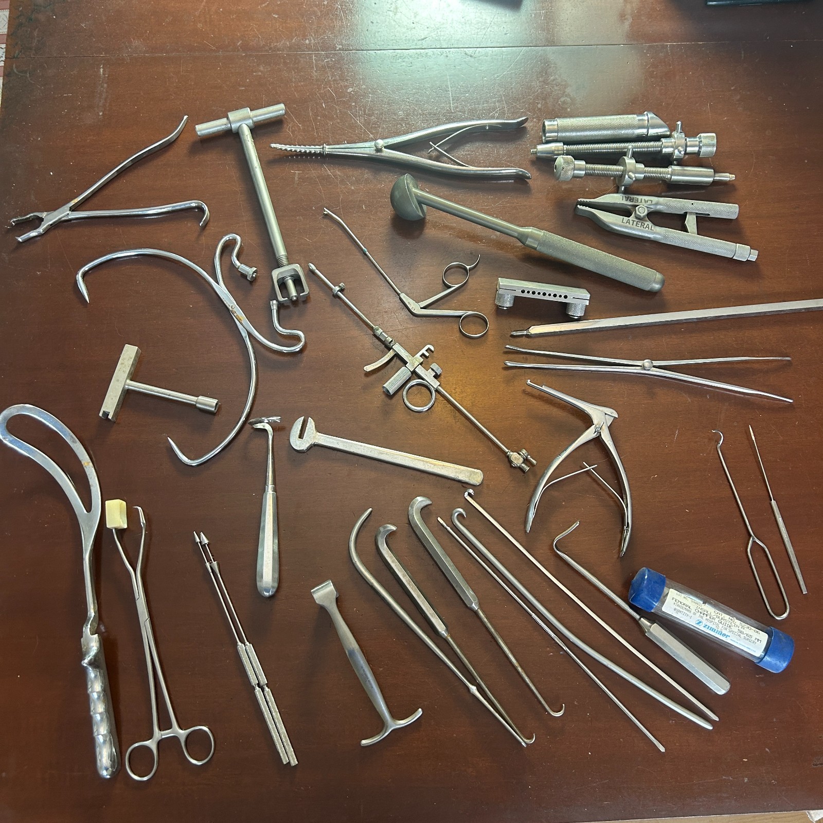 Lot of Vintage 70s 80s Surgical Instrument Tools Orthopedic Retractors Shears