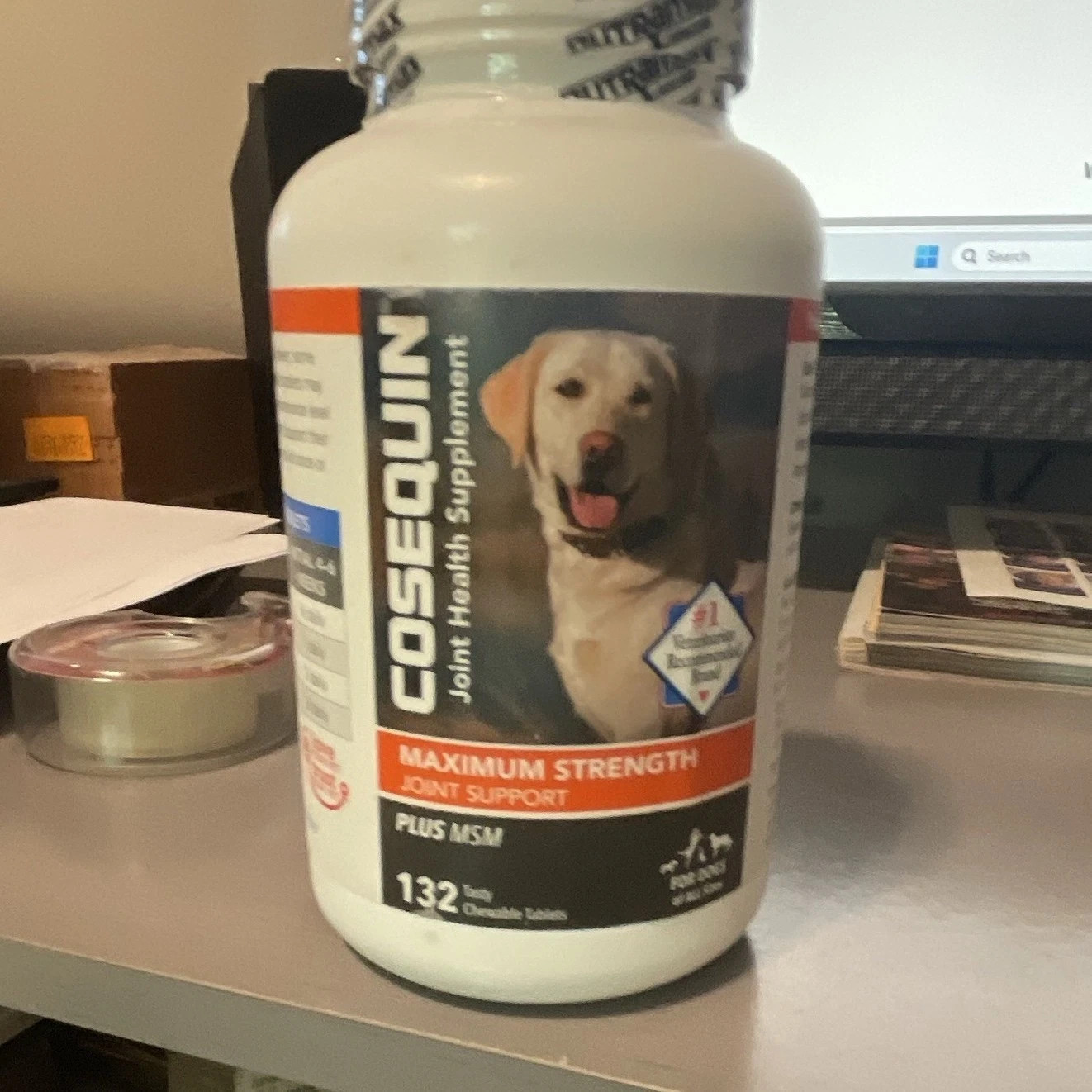 Cosequin Maximum Strength + MSM Hip & Joint Health Chewable Tablets 132 Cosequin Maximum Strength + MSM Hip & Joint Health Chewable Tablets 132