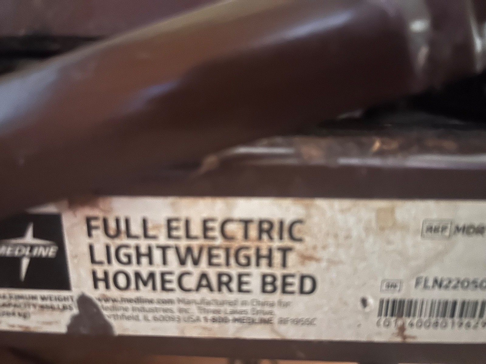 Medline fully electric bed, barely used. Annapolis Md-must pick up Medline fully electric bed, barely used. Annapolis Md-must pick up