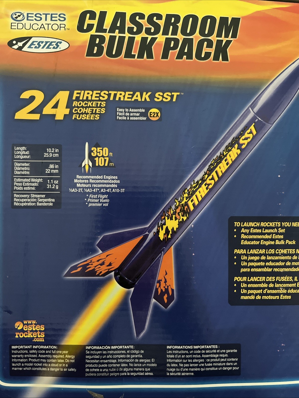 Estes Firestreak SST 10.2 Estes Firestreak SST 10.2