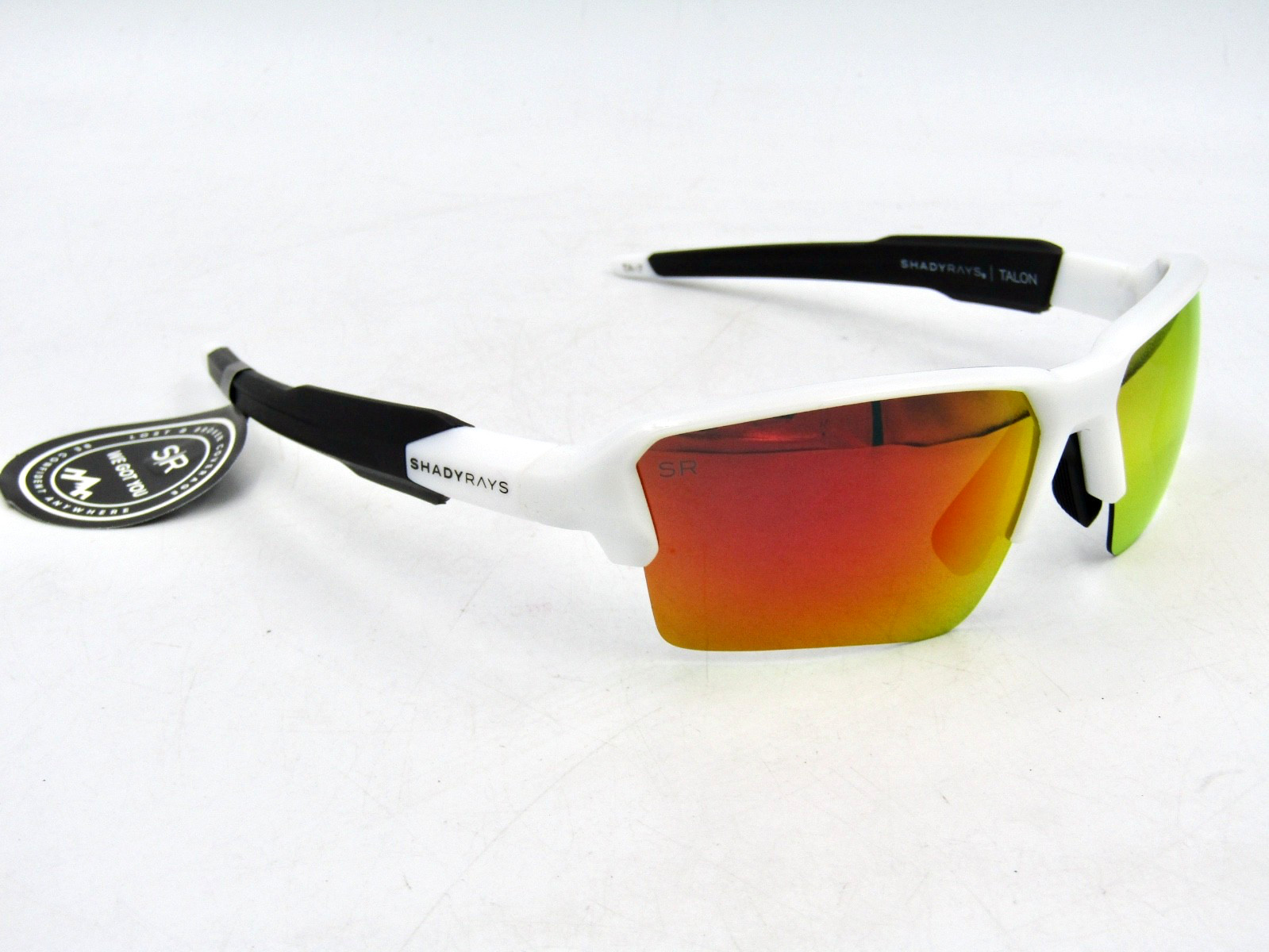 NEW Shady Rays TALON TA-7 White Infrared Polarized Sport Sunglasses #AE58