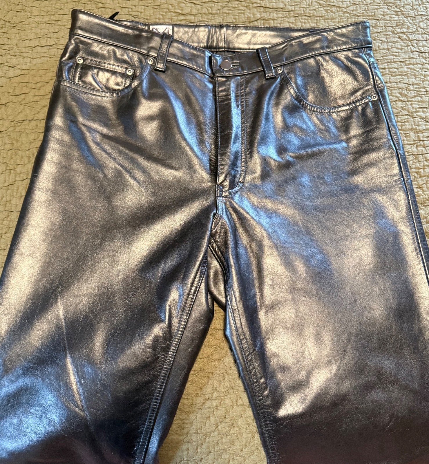 Wilson\'s Leather 5 pocket style leather jeans 36\ Wilson\'s Leather 5 pocket style leather jeans 36\