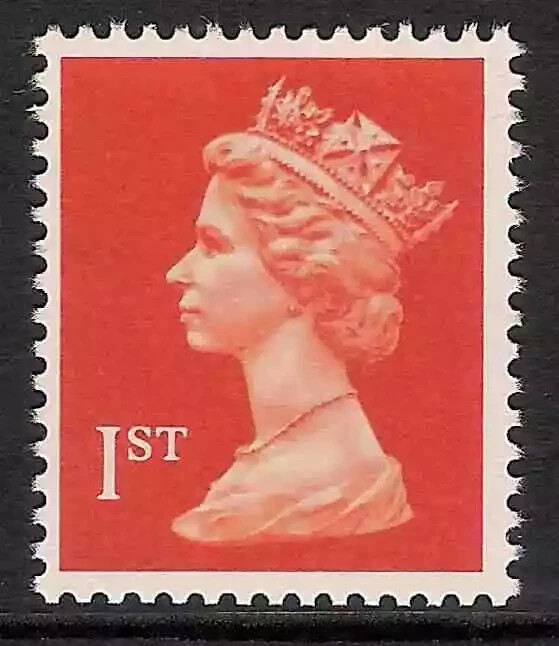 GB 1990- sg1514 1st Brt Orange-Red litho. phosphorised paper perf 15x14 MNH GB 1990- sg1514 1st Brt Orange-Red litho. phosphorised paper perf 15x14 MNH