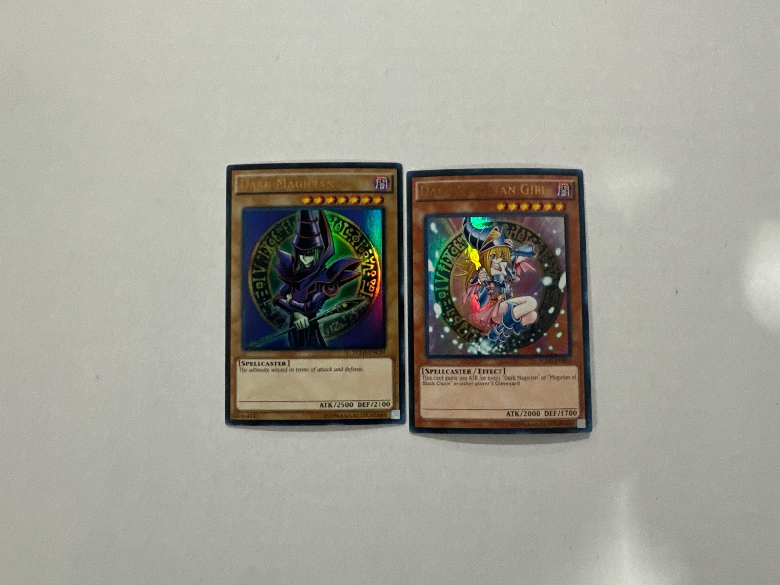 Yugioh Dark Magician & Girl YGLD-ENB03 ENC09 Ultra Rare Holo Near Mint Yugioh Dark Magician & Girl YGLD-ENB03 ENC09 Ultra Rare Holo Near Mint