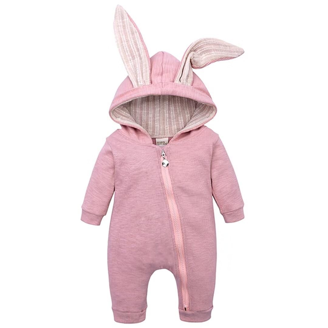 Baby Bunny Costume Pink 0-3 Months Toddler Rabbit Dress Up Romper Easter Outfit Baby Bunny Costume Pink 0-3 Months Toddler Rabbit Dress Up Romper Easter Outfit