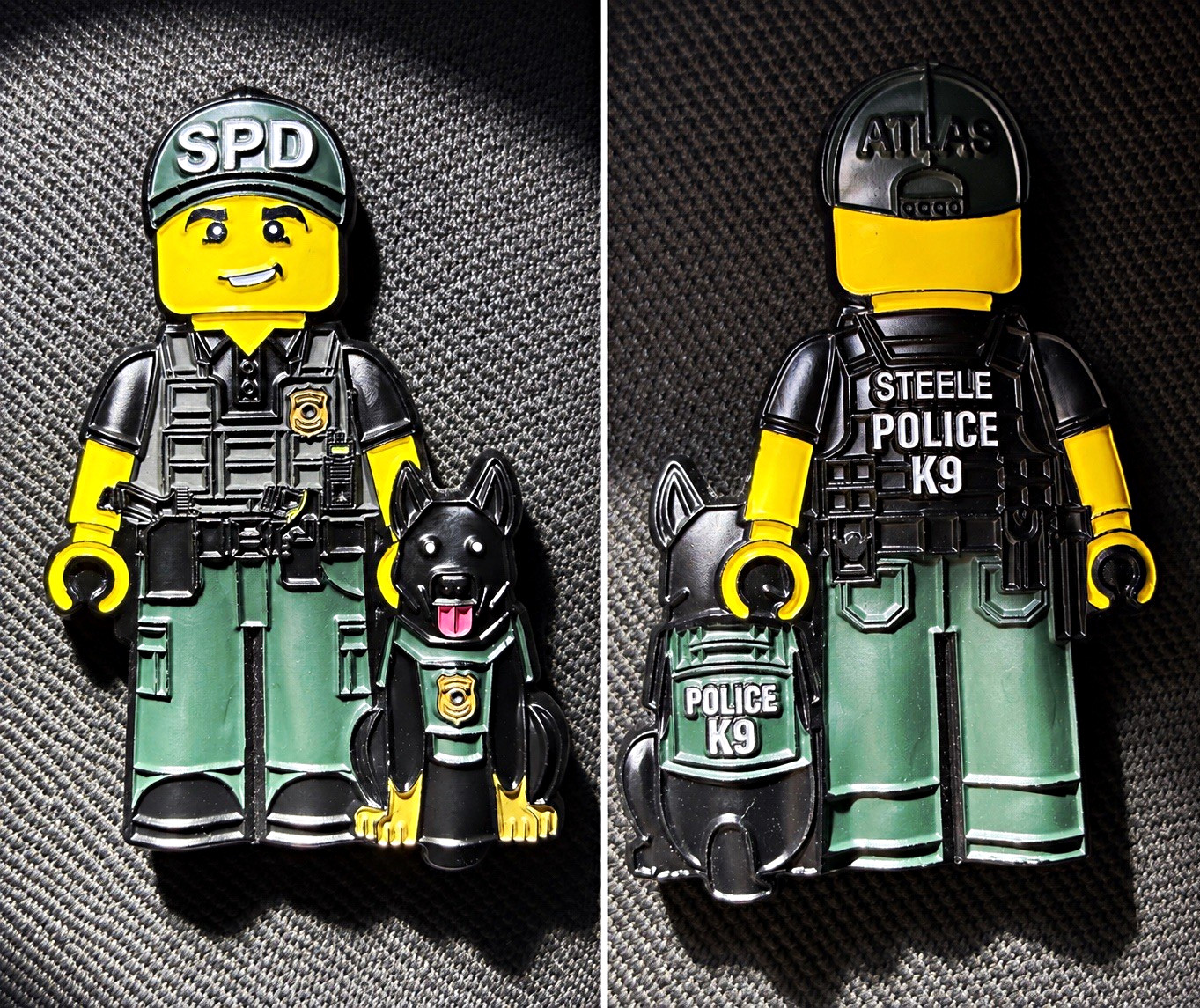 SPD Police LEGO K9 Challenge Coin SPD Police LEGO K9 Challenge Coin