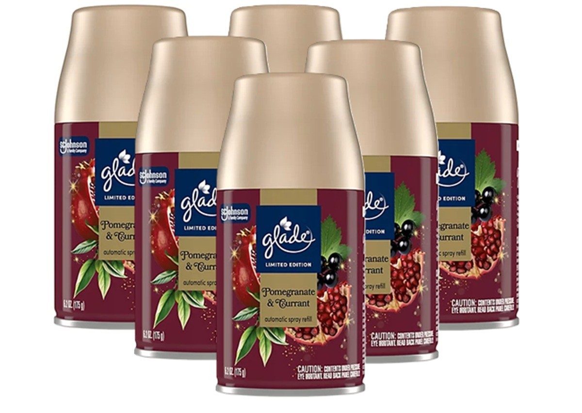 NEW Glade Automatic Refill Pomegranate & Currant 6.2oz - 6 pack NEW Glade Automatic Refill Pomegranate & Currant 6.2oz - 6 pack