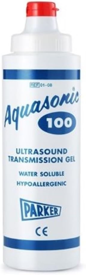 New Ultrasound Transmission Gel 8.5 OZ. Squeeze Bottle,Aquasonic100