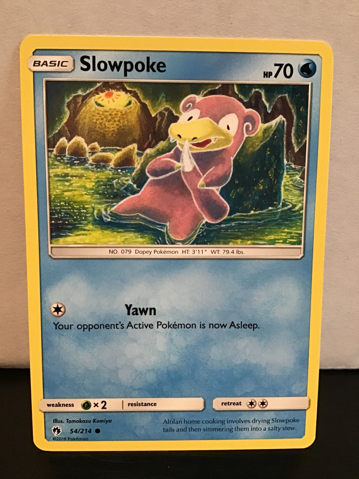 Slowpoke 54/214 Pokémon Lost Thunder Common
