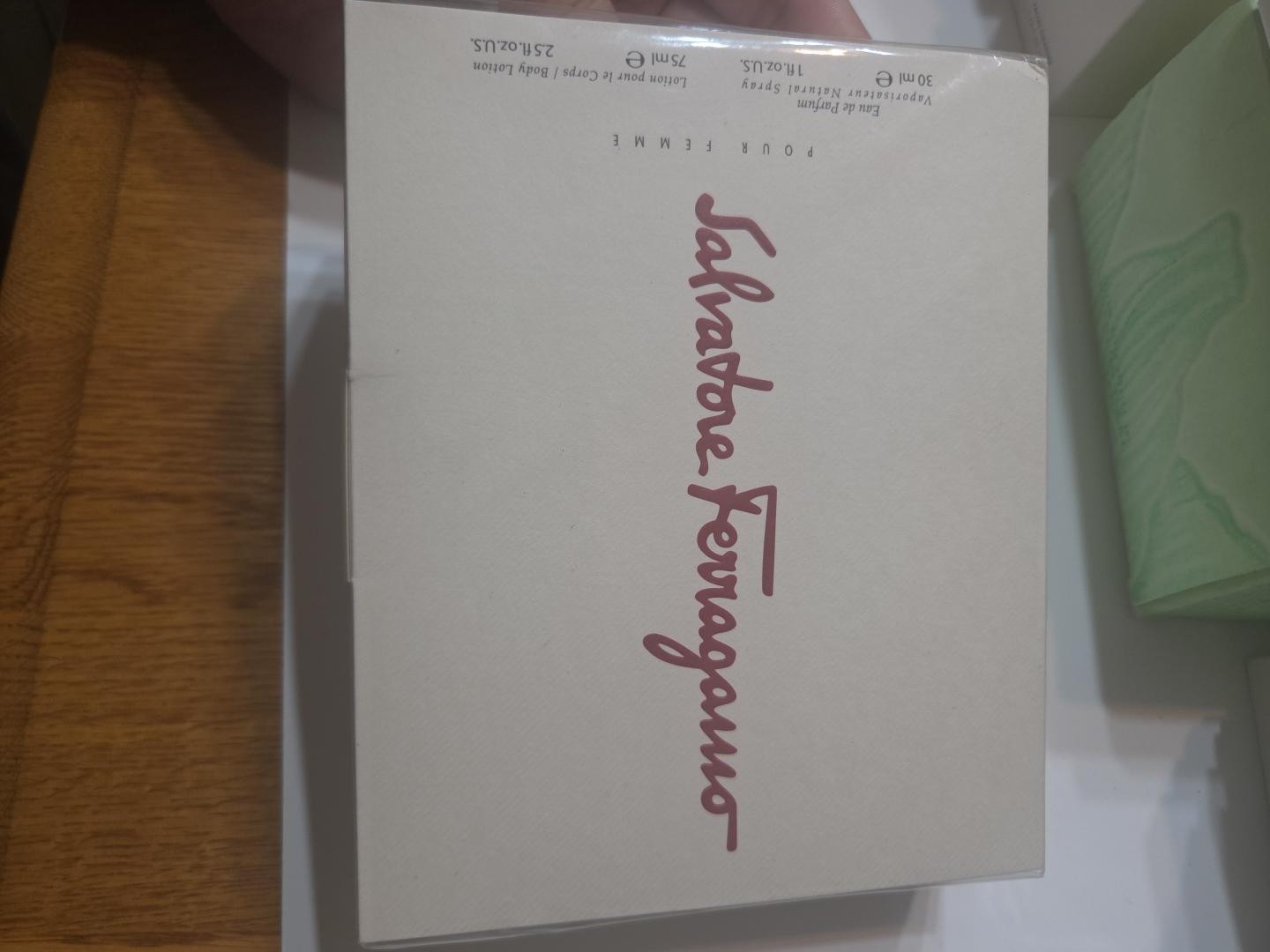 Vintage Salvatore Ferragamo Pour Femme EDP Gift Set Eva Stern Model Estate
