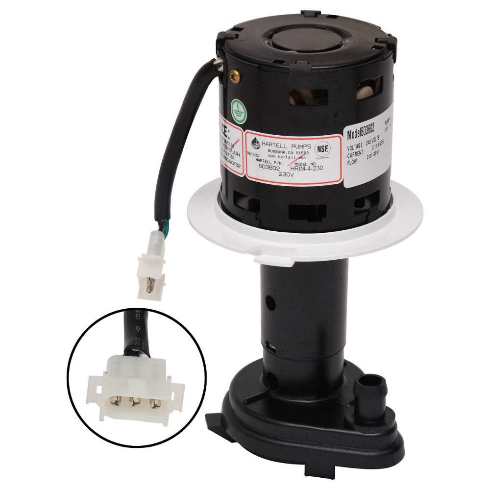HARTELL HRIM-4-230 Ice Machine Pump,Screened Intake,1/6 hp 811DA5
