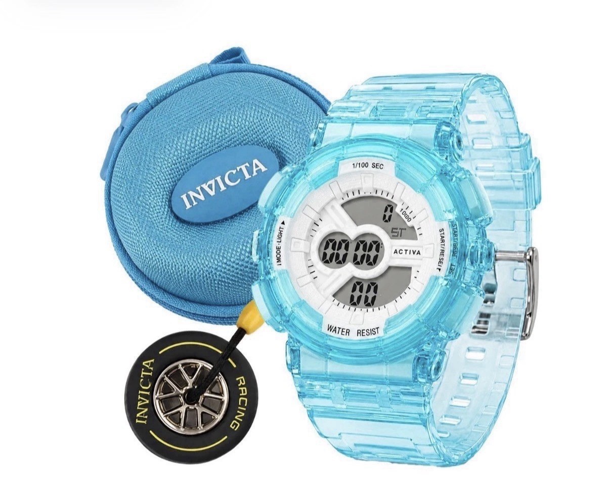 Set Activa Neon X Invicta - Digital Unisex Watch - 43mm, Blue (ACW-GA-L-501) Set Activa Neon X Invicta - Digital Unisex Watch - 43mm, Blue (ACW-GA-L-501)