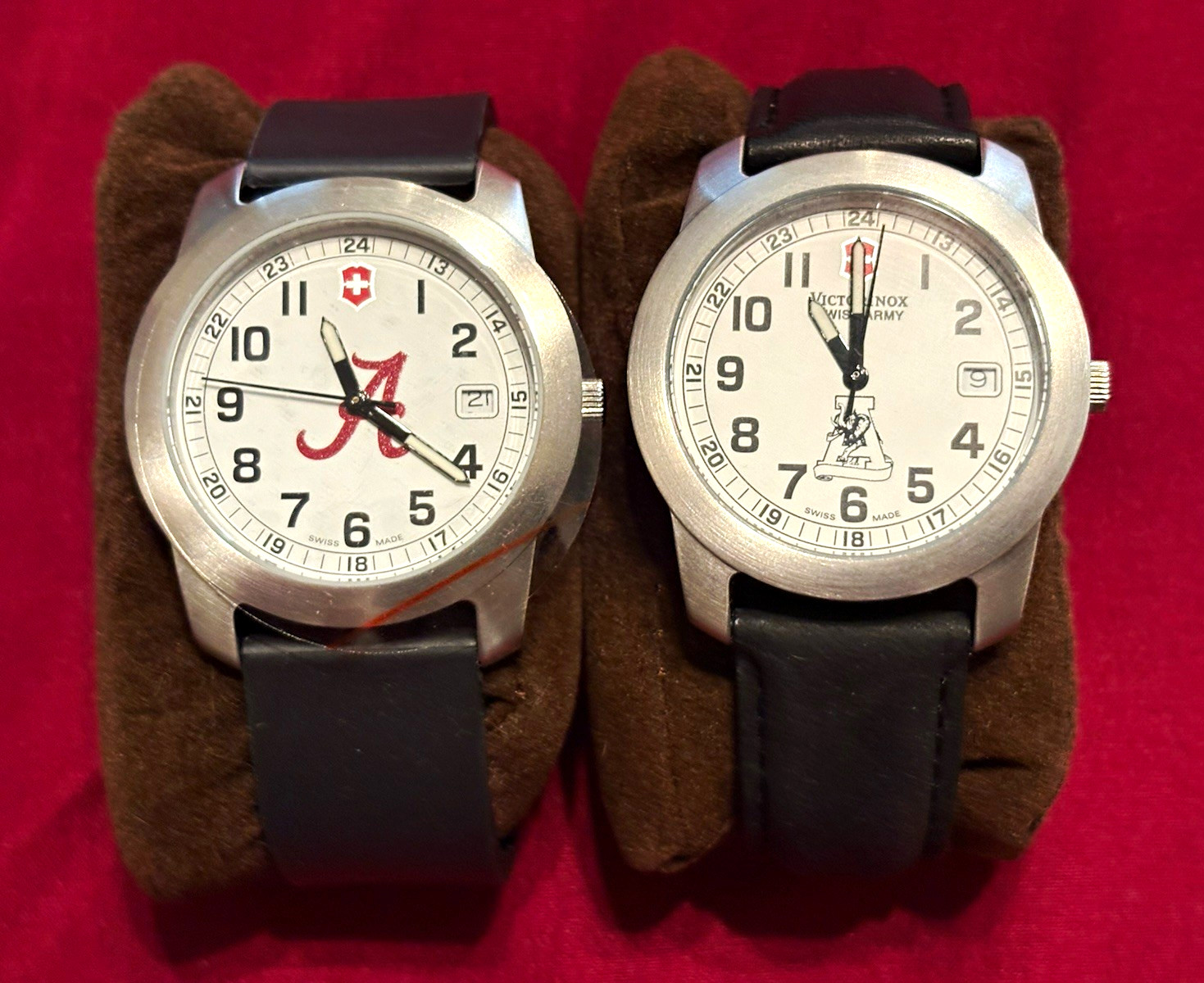Victorinox Swiss Army Swiss Made Alabama Crimson Tide Wrist Watches.