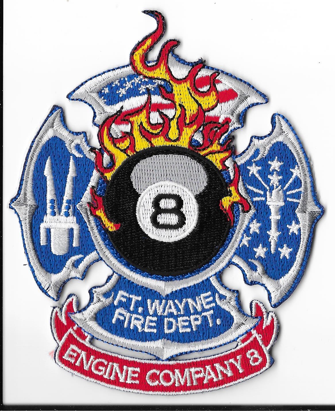 Fort Wayne Fire Department, Indiana Engine 8 Patch V1 Fort Wayne Fire Department, Indiana Engine 8 Patch V1