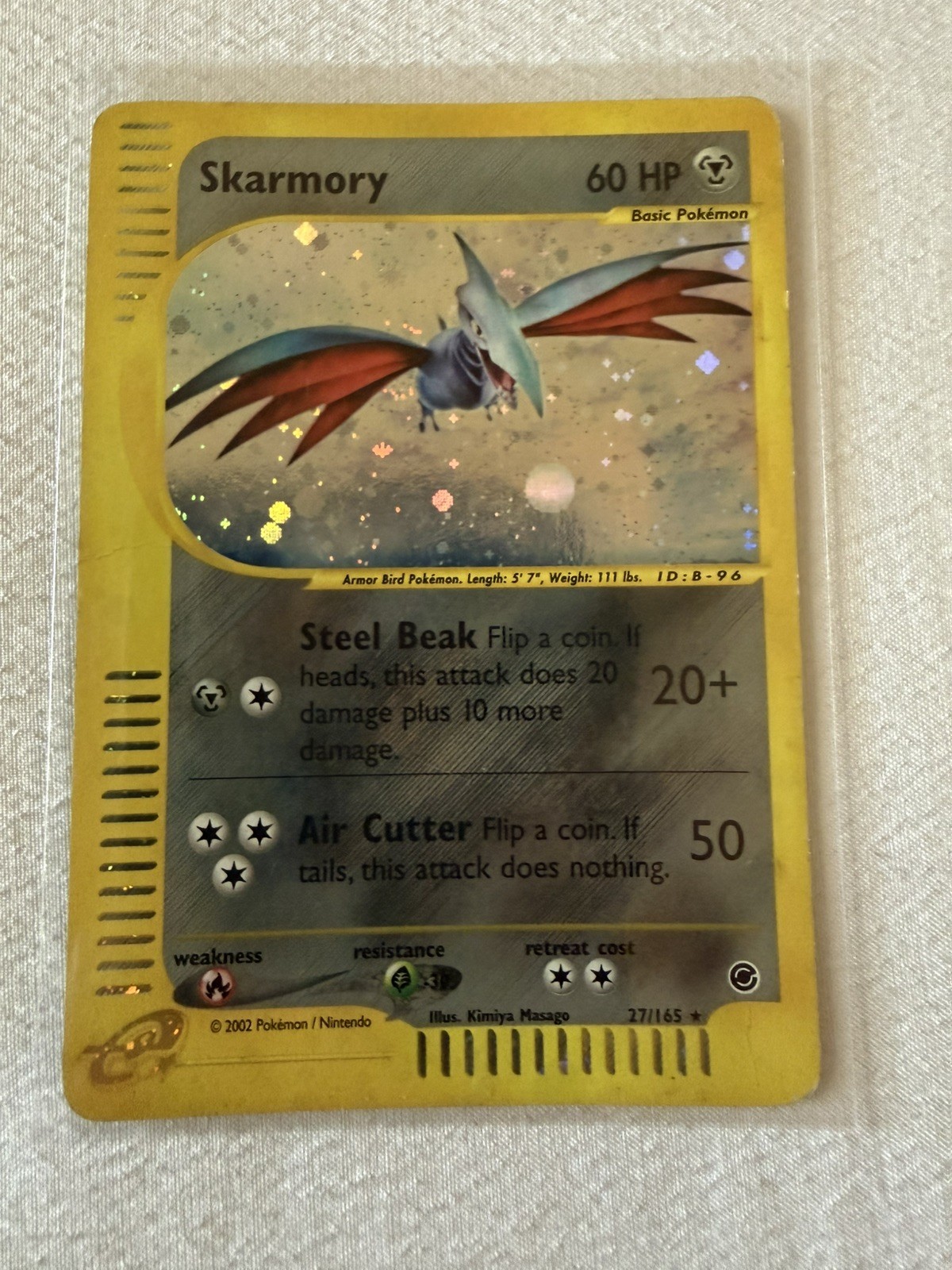 Skarmory 027/165 Expedition Base Set Holo Skarmory 027/165 Expedition Base Set Holo