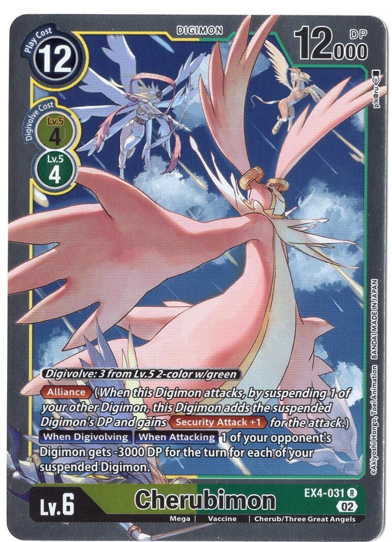 Digimon Card - (NM) Cherubimon EX4-031 Foil Rare - Bandai