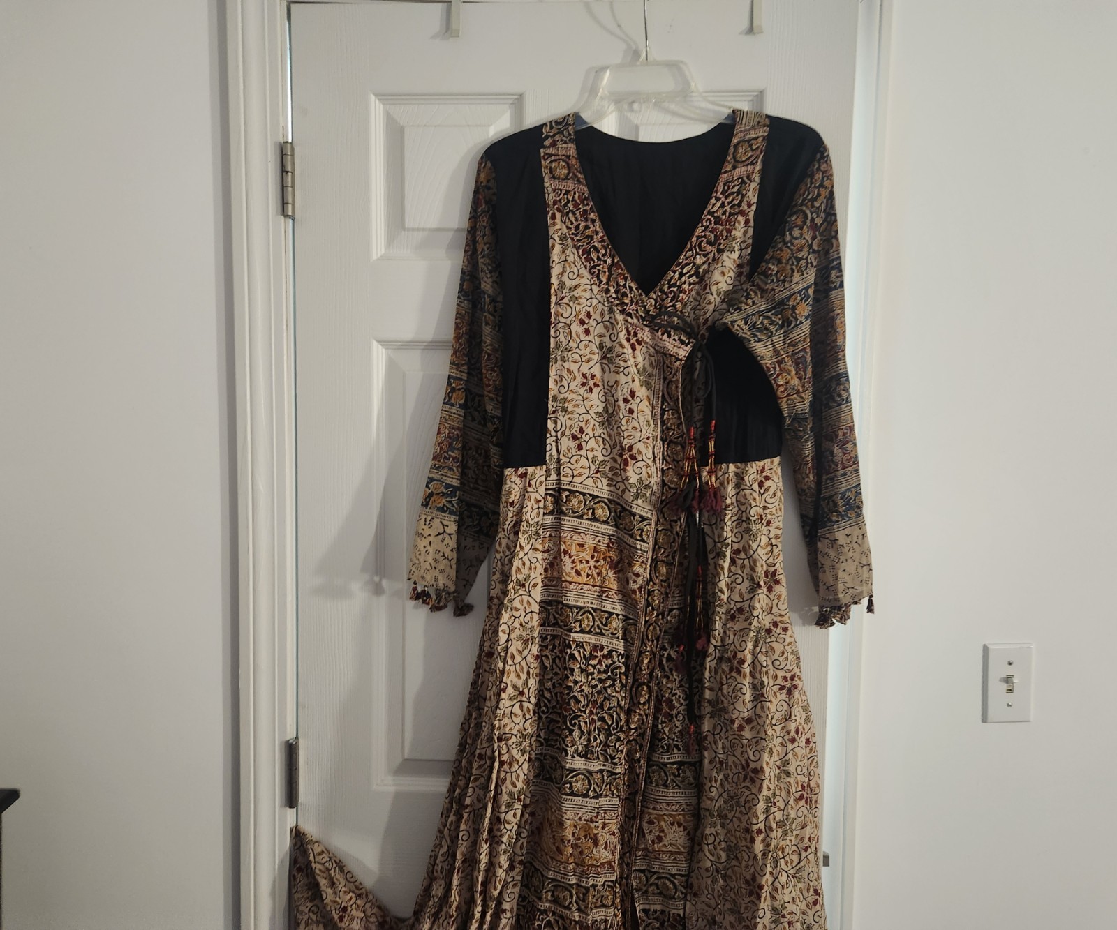 Pure Ajrakh Printed Lawn Long Dress Pure Ajrakh Printed Lawn Long Dress
