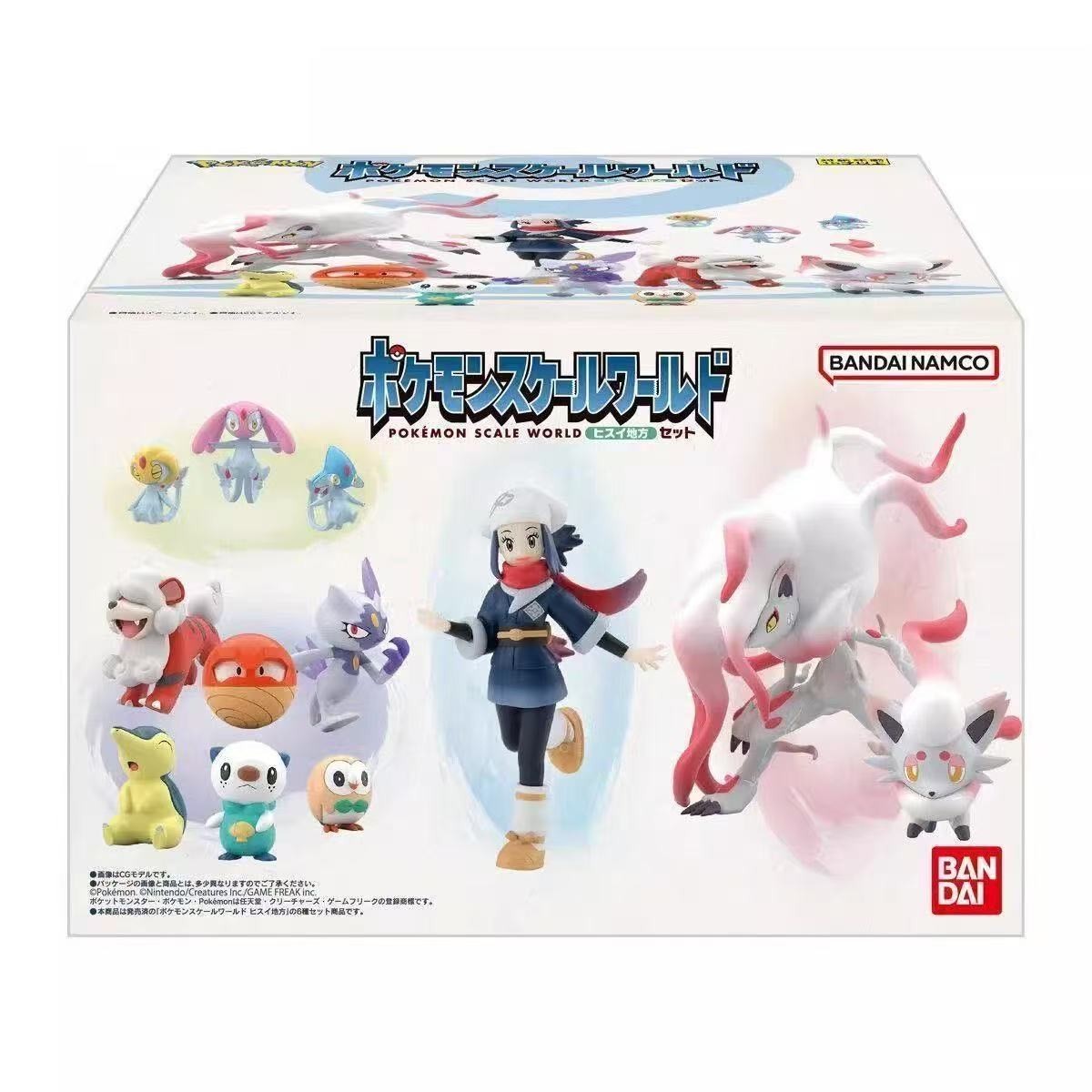 Bandai Pokemon Scale World Akari Hisuian Region Set Figure Toy Gift New In Stock Bandai Pokemon Scale World Akari Hisuian Region Set Figure Toy Gift New In Stock
