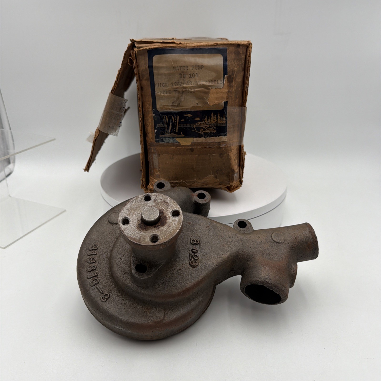 NOS 1941-1948 Buick All Models Water Pump BU 104 | Oem #319813-3 NOS 1941-1948 Buick All Models Water Pump BU 104 | Oem #319813-3