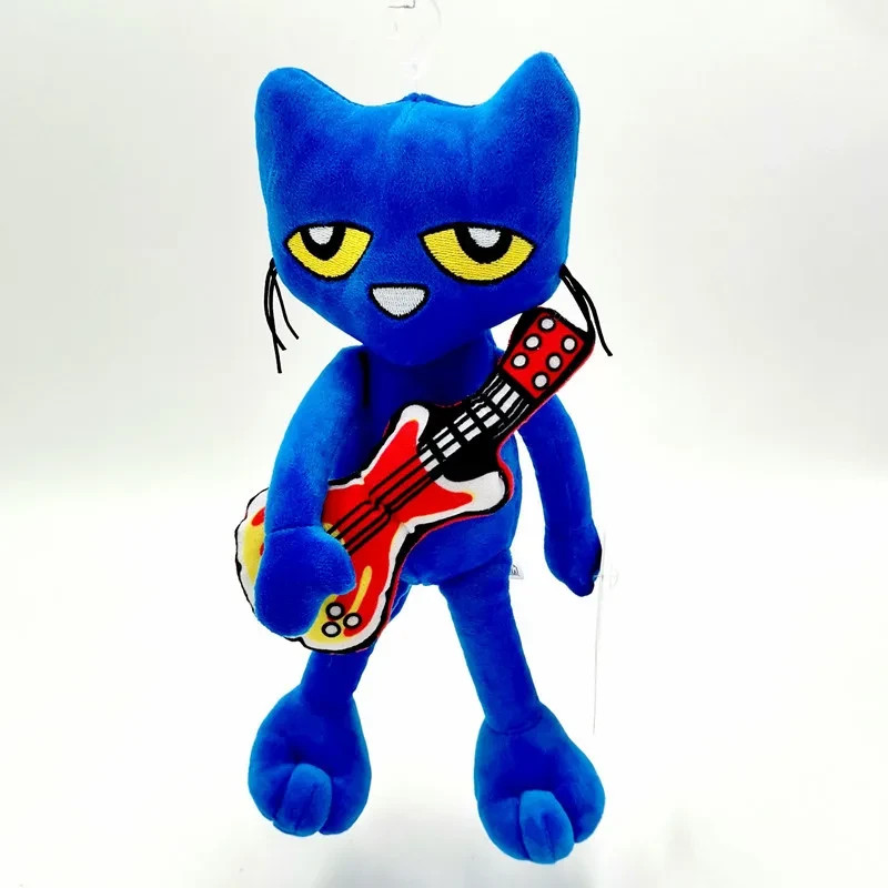 Pete the Cat Plush Toy Blue Cat Soft Stuffed Animal Cartoon Doll Gift Pete the Cat Plush Toy Blue Cat Soft Stuffed Animal Cartoon Doll Gift