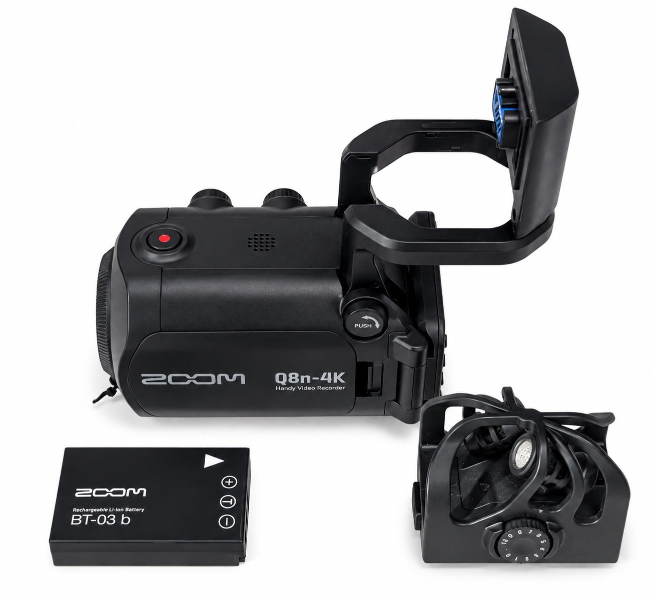 Zoom Q8n-4K Handy Video Recorder W/ Battery & Microphone Tested - No Charger Zoom Q8n-4K Handy Video Recorder W/ Battery & Microphone Tested - No Charger