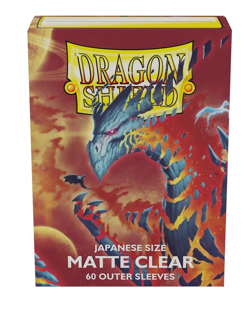 Dragon Shield - Japanese Matte Clear Outer Dragon Shield - Japanese Matte Clear Outer