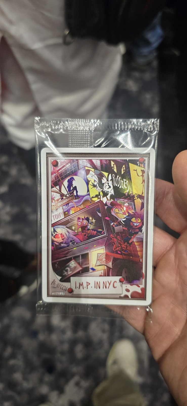 NYCC 2026 Shark Robot Helluva Boss I.M.P In NYC Promo Card in hand ships 10/13 NYCC 2026 Shark Robot Helluva Boss I.M.P In NYC Promo Card in hand ships 10/13