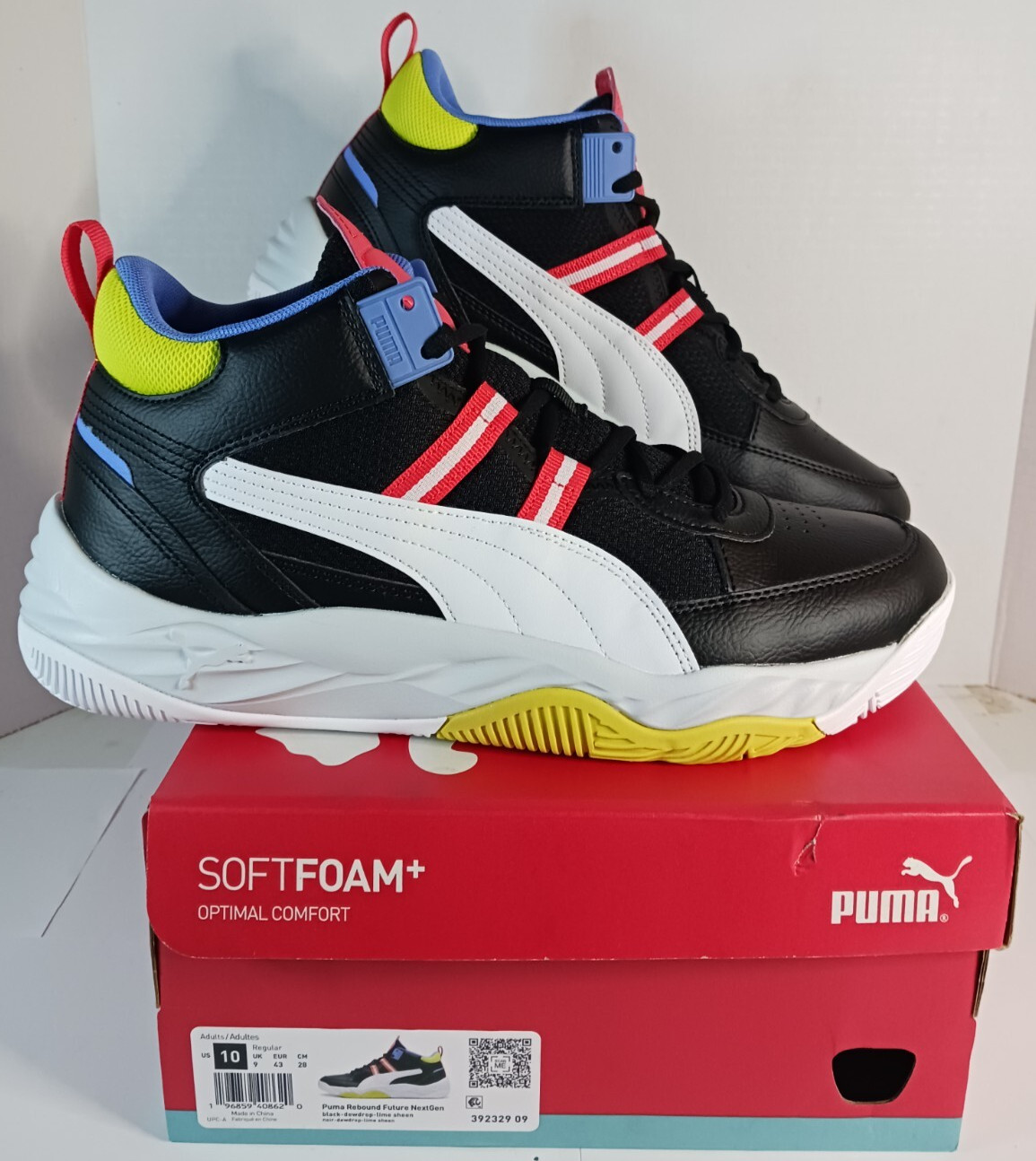 Puma Rebound Future Nextgen Black Sneakers Casual Shoes Mens 10 US Puma Rebound Future Nextgen Black Sneakers Casual Shoes Mens 10 US