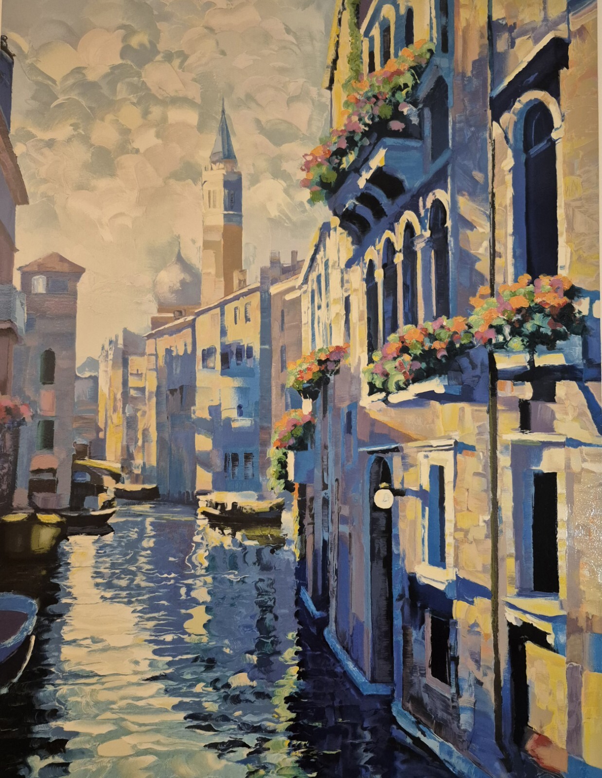 Howard Behrens \'Morning In Venice\' Special Edition Serigraph 72/115 