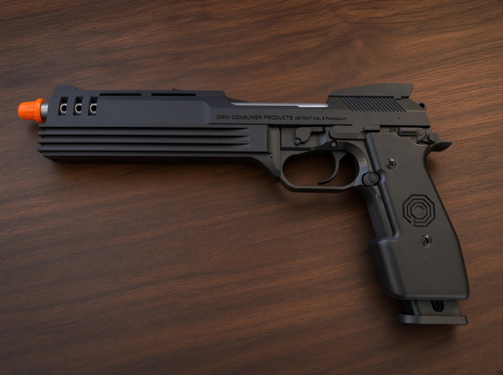 Premium 3D Printed RoboCop (1987) Auto-9 Pistol Replica – Multi-Piece Assembly Premium 3D Printed RoboCop (1987) Auto-9 Pistol Replica – Multi-Piece Assembly