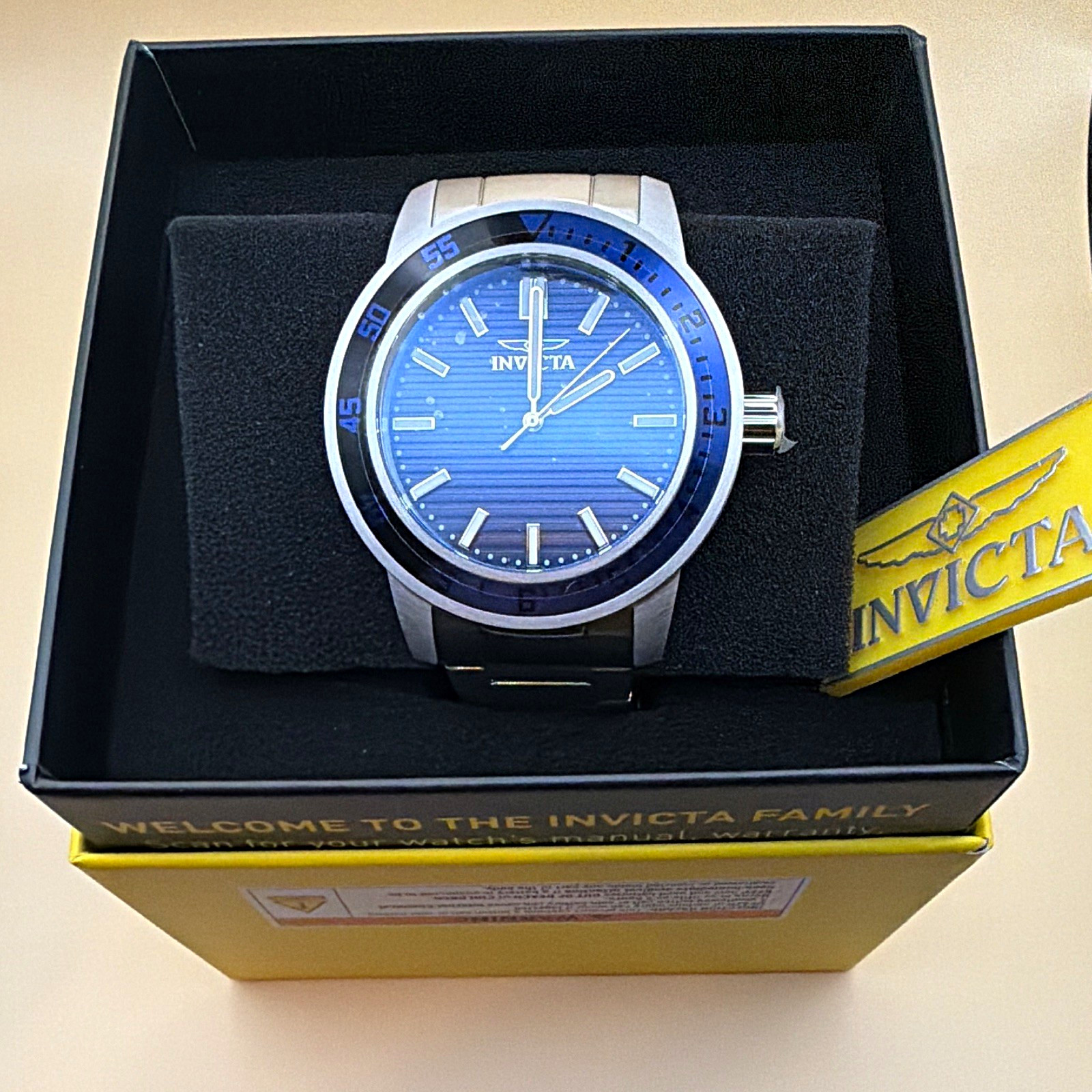 Invicta Specialty Gramercy 48965 Men’s 45mm Blue Dial Steel Watch 100m NIBWT Invicta Specialty Gramercy 48965 Men’s 45mm Blue Dial Steel Watch 100m NIBWT