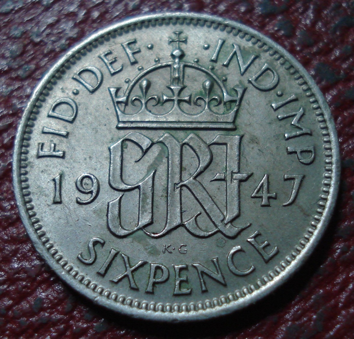 1947 BRITISH SIX PENCE IN EF CONDITION
