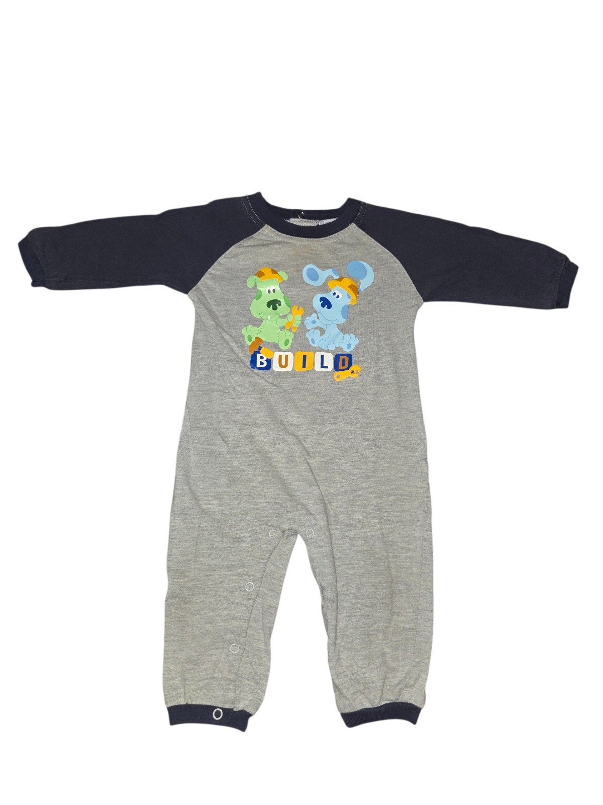 Vintage Nickelodeon Y2K Blues Clues Coverall Baby Overall 12 Months Nick Jr Vintage Nickelodeon Y2K Blues Clues Coverall Baby Overall 12 Months Nick Jr