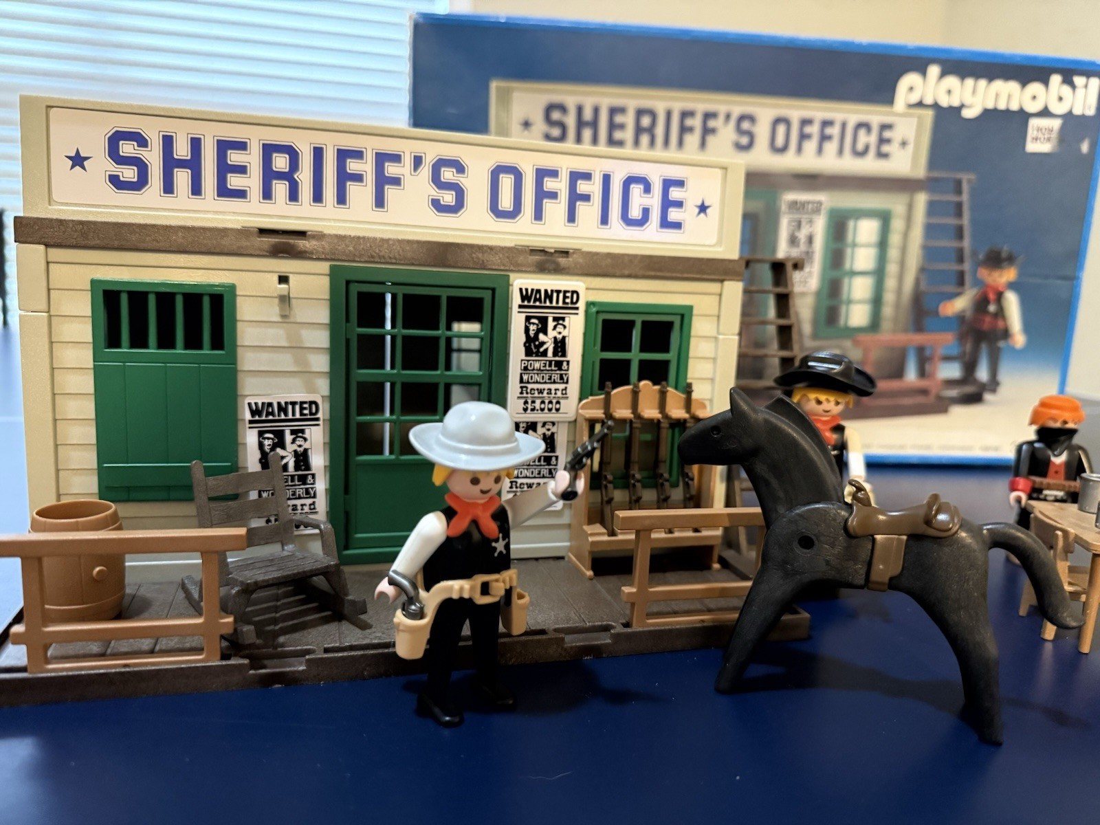 Playmobil 3423 Western Sheriff\'s Office Building Set Box Instructions
