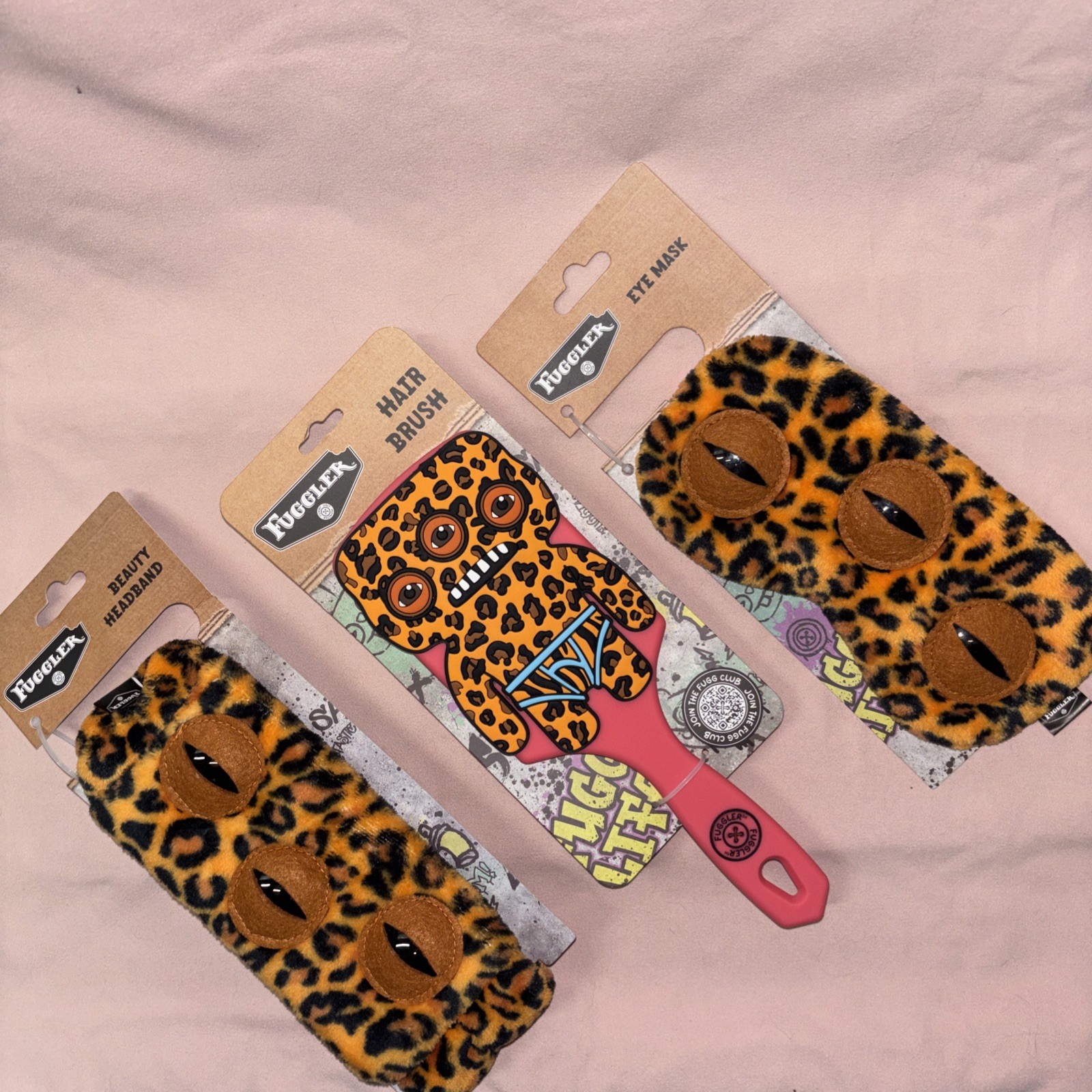 Fuggler ~ Annoyed Alien ~ Hair Brush Eye Mask & Beauty Headband Set BNWT NEW Fuggler ~ Annoyed Alien ~ Hair Brush Eye Mask & Beauty Headband Set BNWT NEW