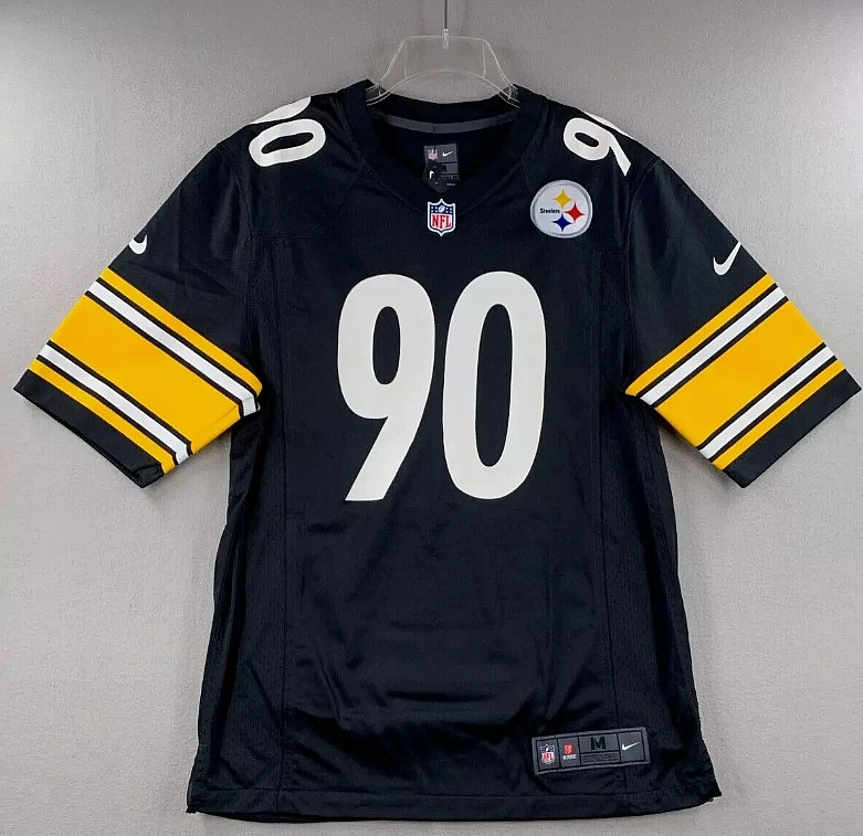 Pittsburgh Steelers T.J. Watt #90 Home Black Game Jersey Men's S-3XL NWT Pittsburgh Steelers T.J. Watt #90 Home Black Game Jersey Men's S-3XL NWT