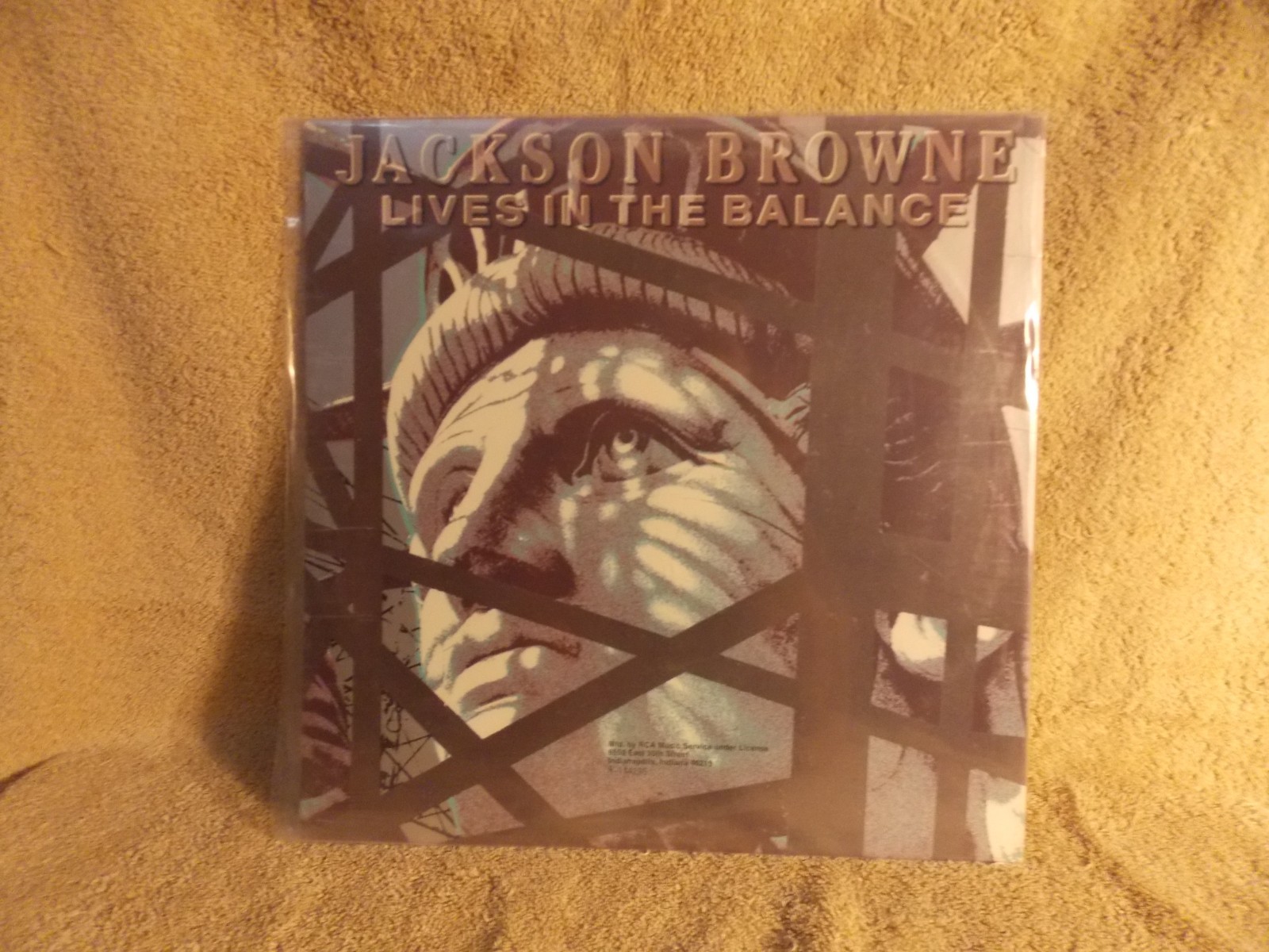 Jackson Browne, Lives In The Balance, 1986 Vinyl, Still Sealed, Jackson Browne, Lives In The Balance, 1986 Vinyl, Still Sealed,
