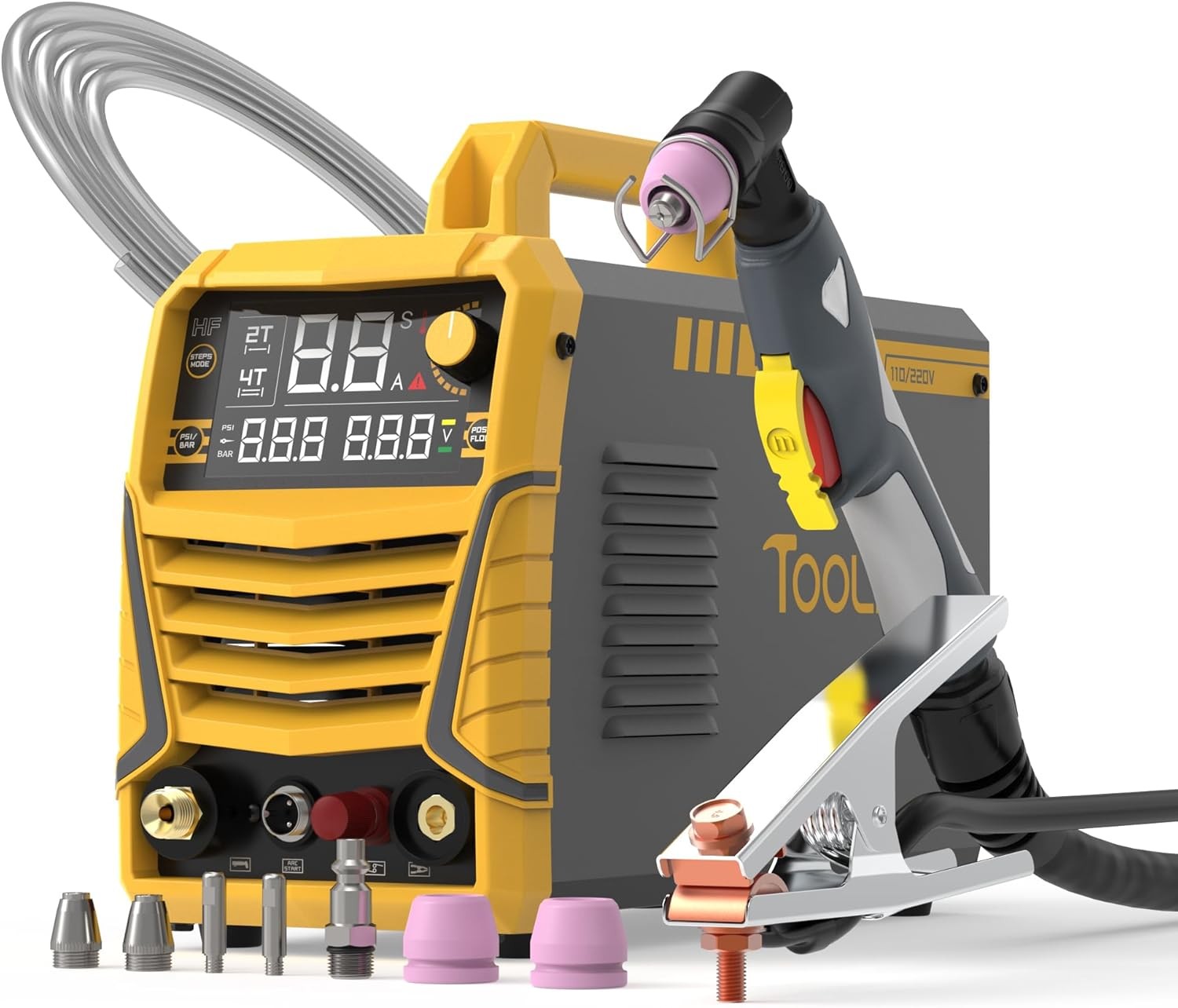 50A Non-Touch Pilot ARC Air Plasma Cutter 110V/220V Post/Flow Gas 1/2