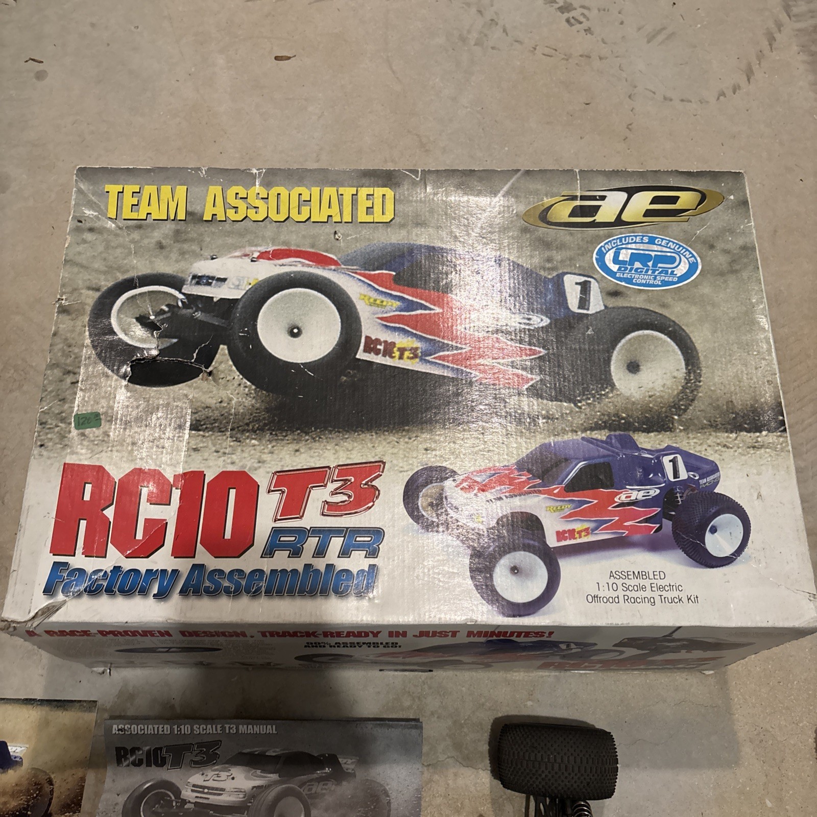 Vintage Team Associated RC10T3 RTR #7010 In Box w/ Papers, Extras -RC Truck